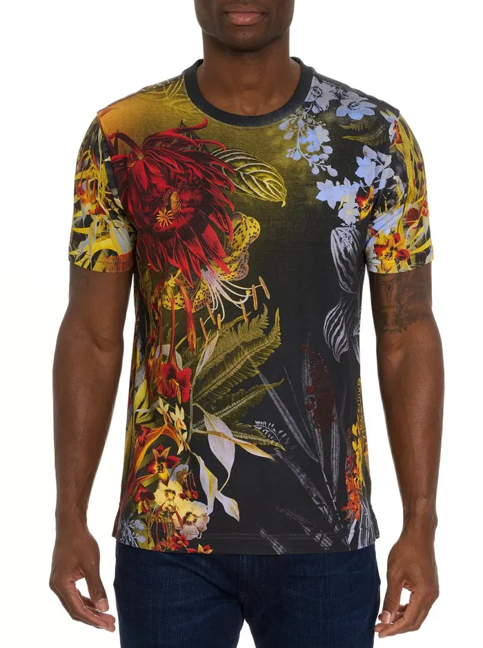 Men Short Sleeve Knits Robert Graham AUTUMN GARDEN GRAPHIC TSHIRT Multi