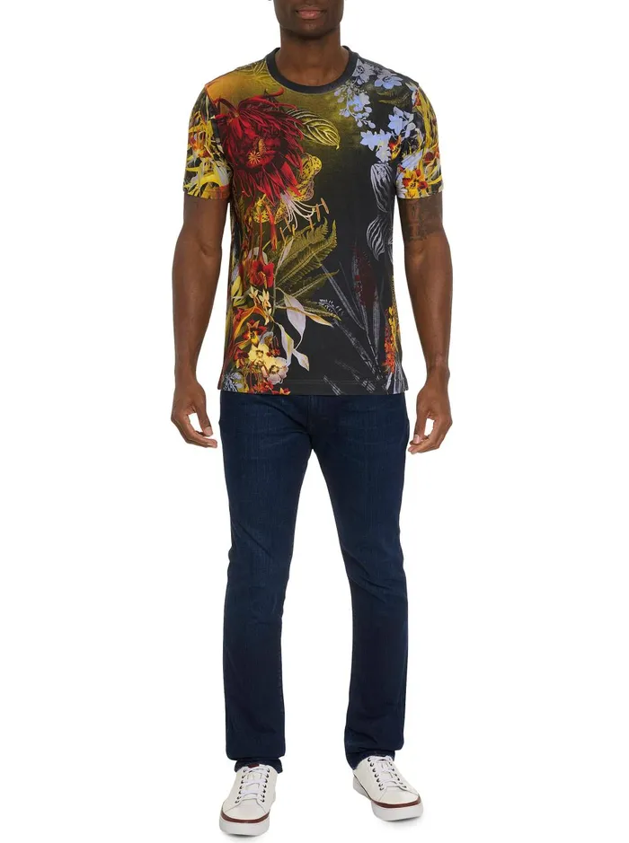 Men Short Sleeve Knits Robert Graham AUTUMN GARDEN GRAPHIC TSHIRT Multi