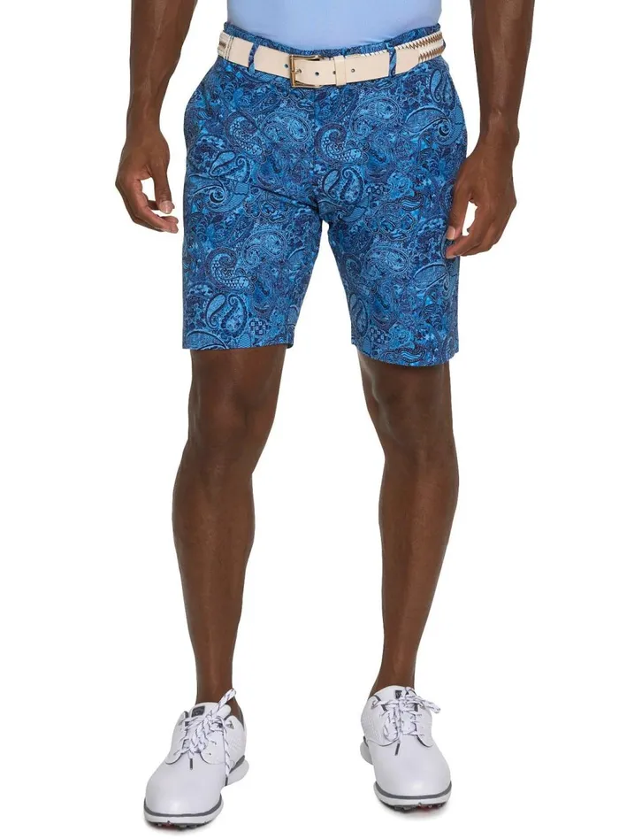 Men Shorts and Swim Robert Graham WESTPORT PERFORMANCE GOLF SHORT Blue