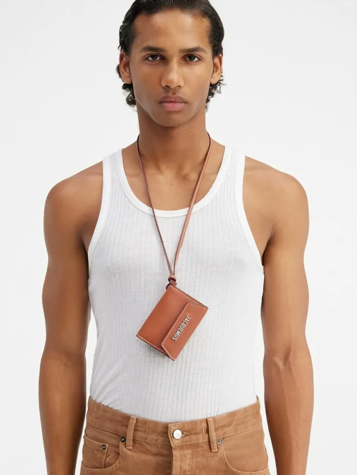 Men Small Leather Goods JACQUEMUS The Jacquemus Wallet Light Brown Men Small Leather Goods JACQUEMUS The Jacquemus Wallet Light Brown