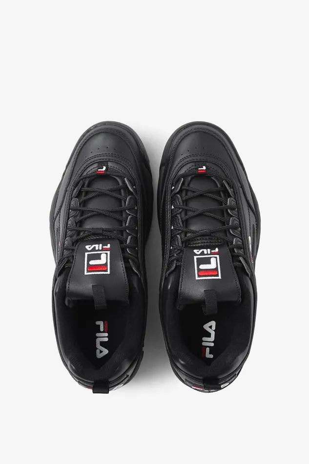 Men Sneakers Fila Disruptor 2 Premium 021 Black White Black Men Sneakers Fila Disruptor 2 Premium 021 Black White Black
