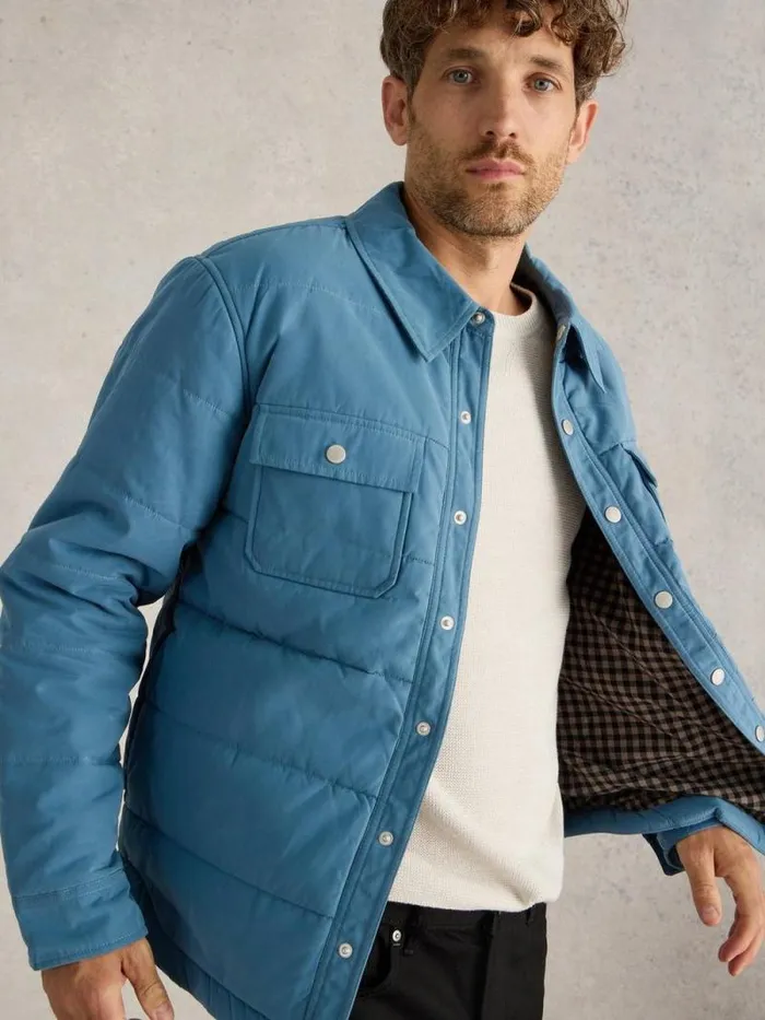 Men Sussex Padded Jacket Dark Blue White Stuff Coats and Jackets Men Sussex Padded Jacket Dark Blue White Stuff Coats and Jackets