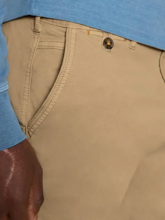 Men Sutton Organic Chino Short Light Natural White Stuff Shorts