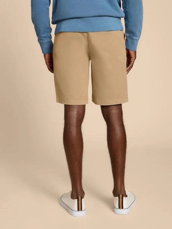 Men Sutton Organic Chino Short Light Natural White Stuff Shorts