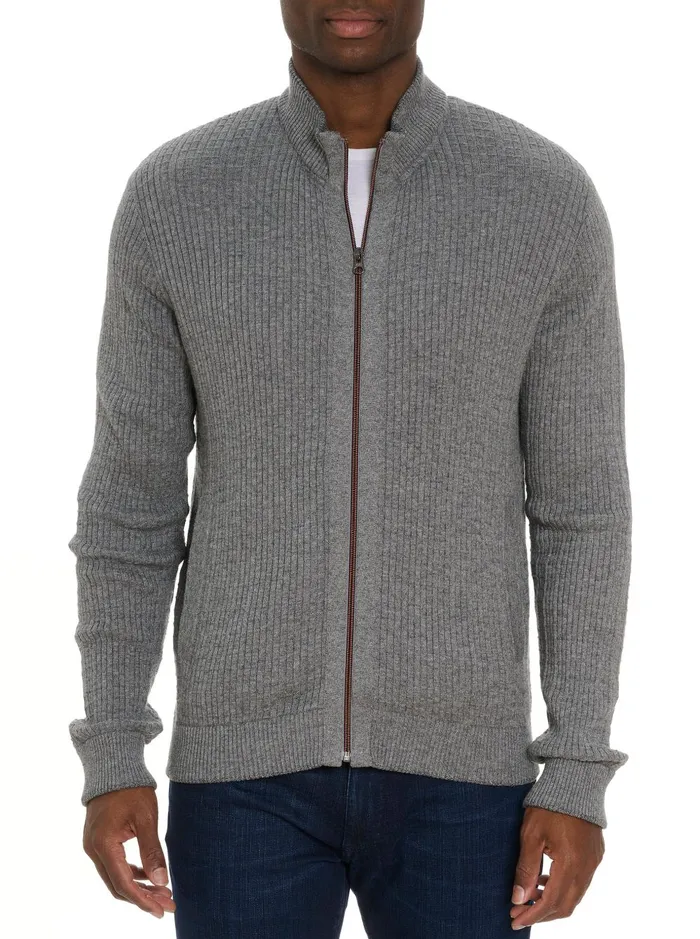 Men Sweaters Robert Graham TARANTO SWEATER Light Grey