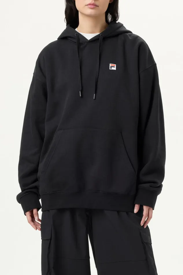 Men Sweatshirts and Hoodies Fila Classic Relaxed Hoodie 001 Black