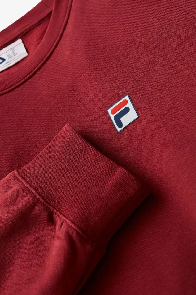 Men Sweatshirts and Hoodies Fila Classic Relaxed Sweatshirt 601 Tibetan Red Men Sweatshirts and Hoodies Fila Classic Relaxed Sweatshirt 601 Tibetan Red