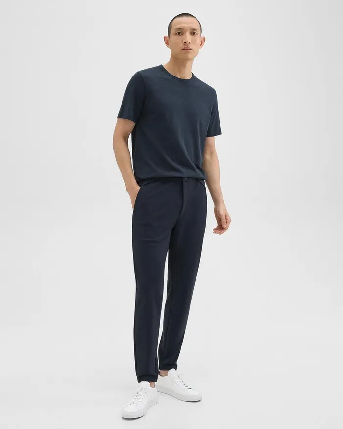 Men Theory Pants Terrance Jogger In Precision Ponte Baltic