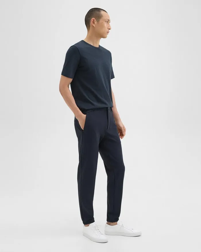 Men Theory Pants Terrance Jogger In Precision Ponte Baltic