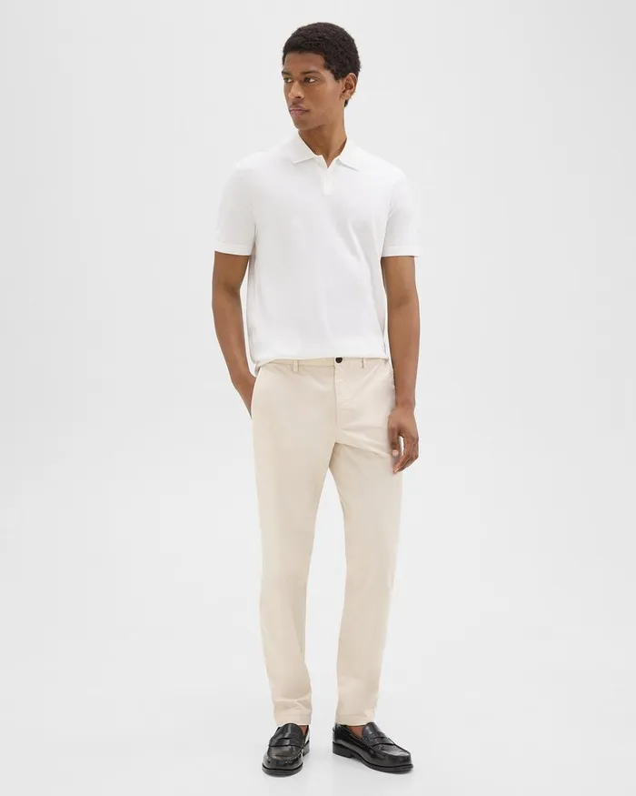 Men Theory Pants Zaine Pant In Organic Cotton New Sand