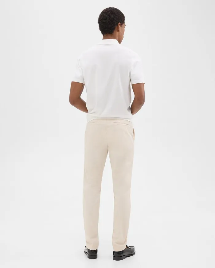 Men Theory Pants Zaine Pant In Organic Cotton New Sand