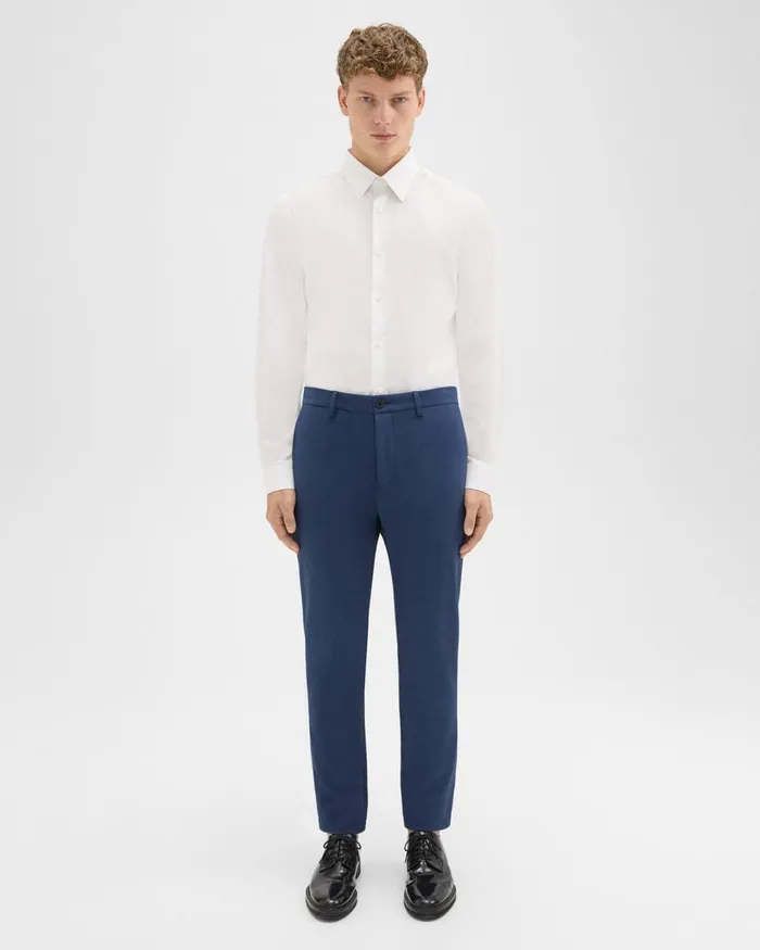 Men Theory Pants Zaine Pant In Precision Ponte Deep Atlantic