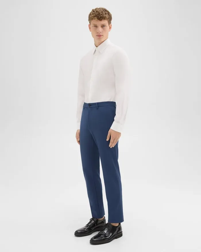 Men Theory Pants Zaine Pant In Precision Ponte Deep Atlantic