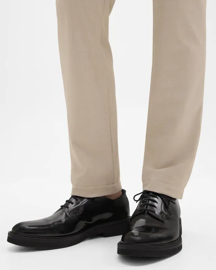 Men Theory Shoes Oxford Shoe In Leather Black