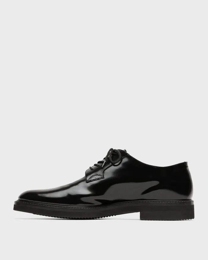 Men Theory Shoes Oxford Shoe In Leather Black