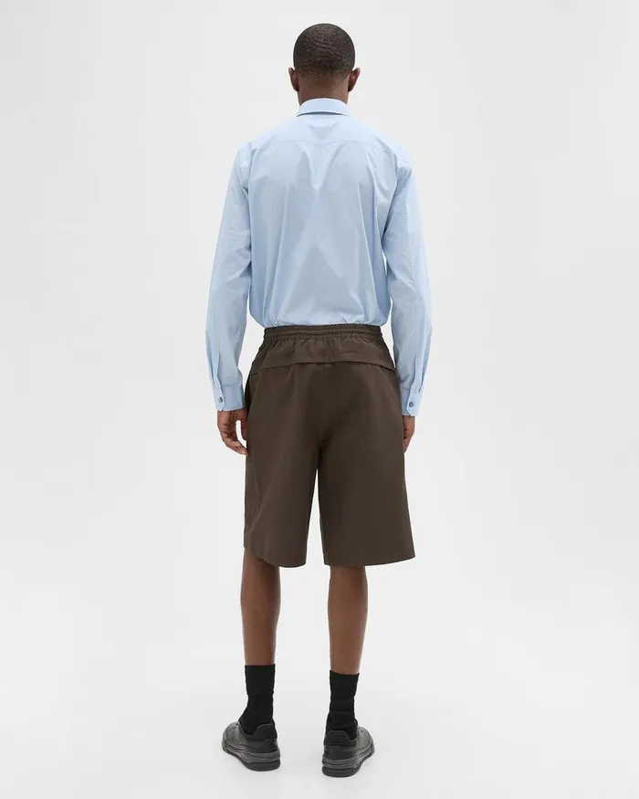Men Theory Shorts CottonBlend PullOn Short Deep Tundra