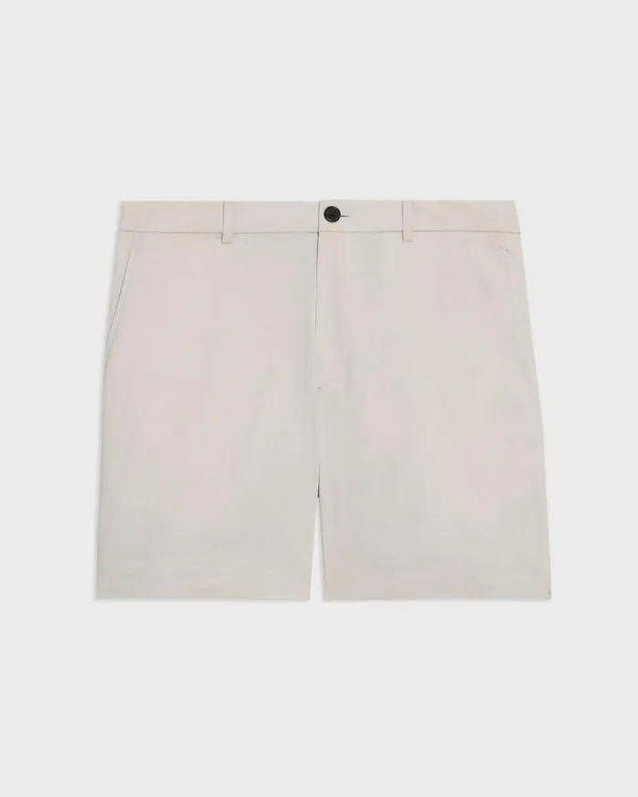Men Theory Shorts Curtis 7quot Drawstring Short In Good Linen Sand