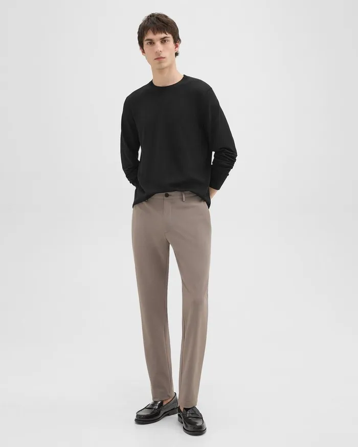 Men Theory Suits Zaine Pant In Precision Ponte Sidewalk