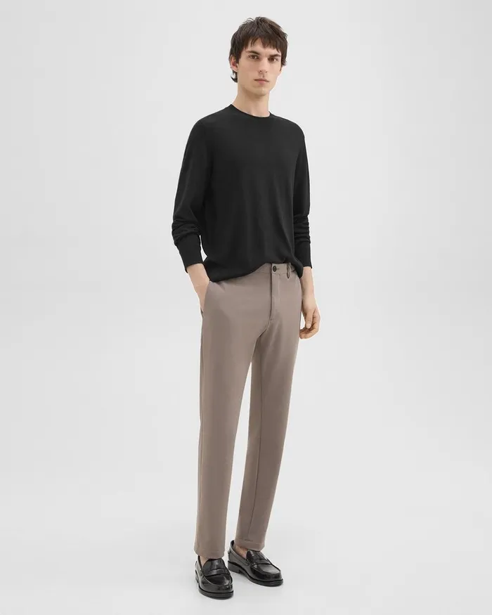 Men Theory Suits Zaine Pant In Precision Ponte Sidewalk