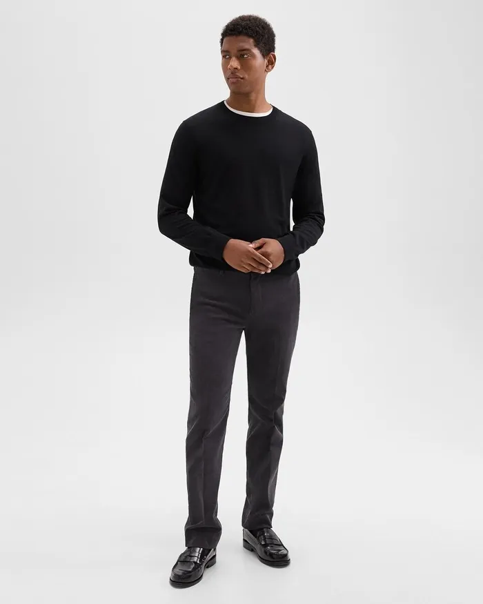Men Theory Suits Zaine Pant In Stretch Corduroy Dark Grey