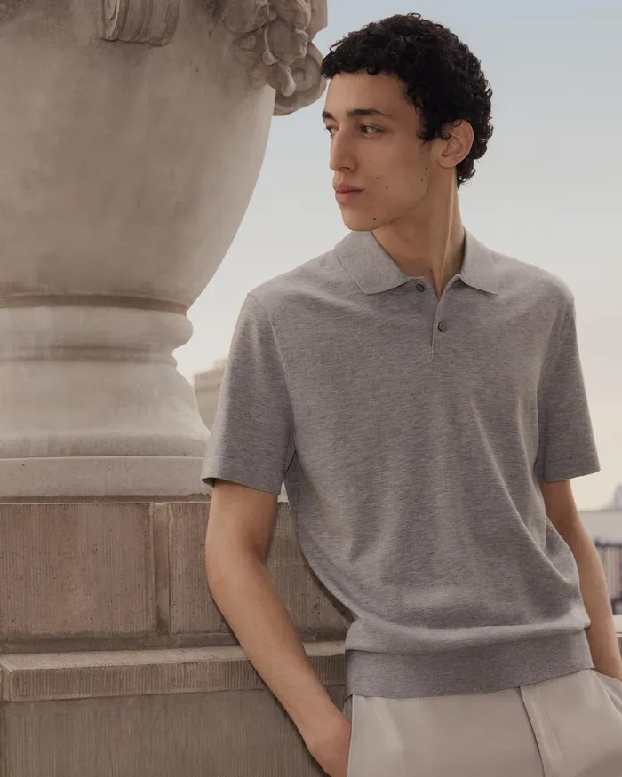 Men Theory TShirts Polos Goris Polo Shirt In Light Bilen Ocean