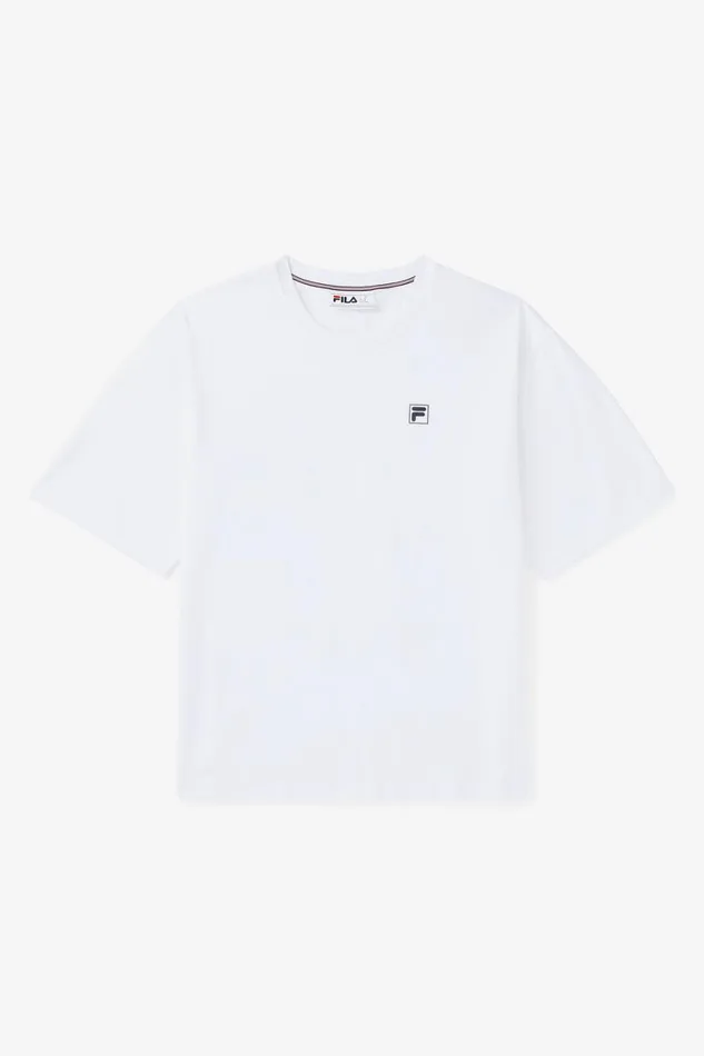 Men Tops and TShirts Fila Country Club Golf Course Map Box Tee 100 White