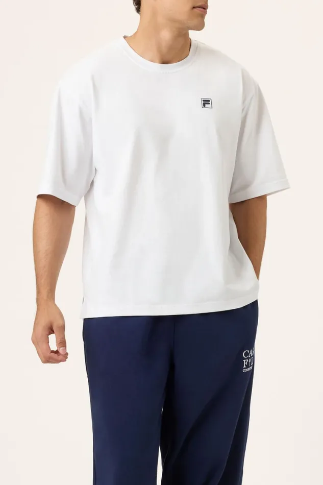 Men Tops and TShirts Fila Country Club Golf Course Map Box Tee 100 White Men Tops and TShirts Fila Country Club Golf Course Map Box Tee 100 White