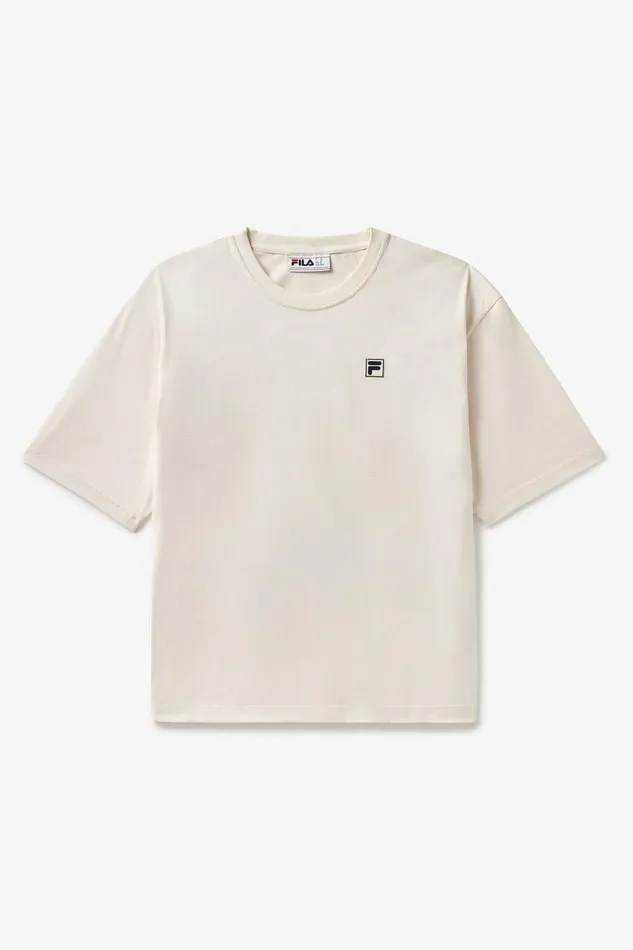 Men Tops and TShirts Fila Country Club Raquet Box Tee 920 Gardenia