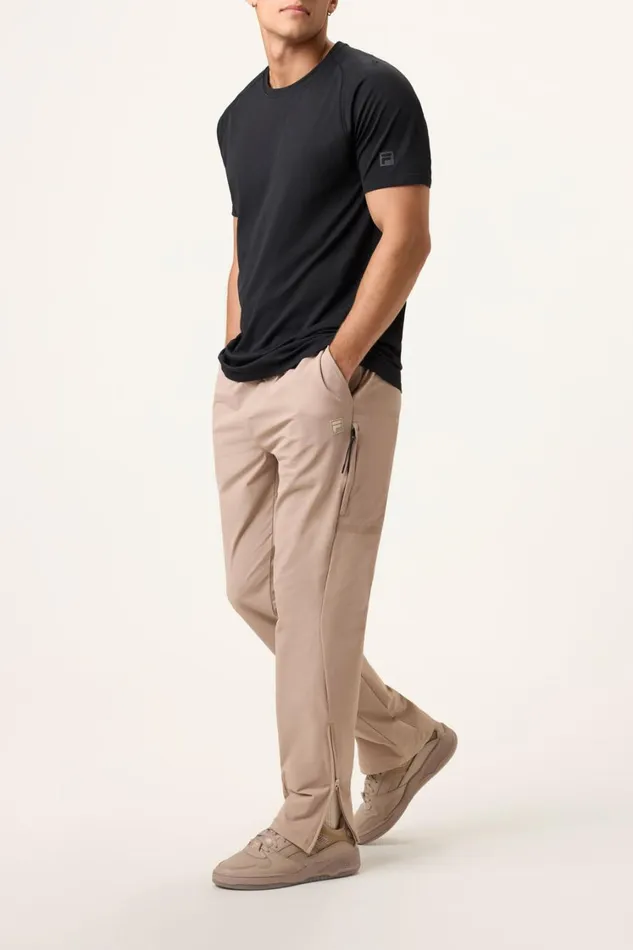 Men Tops and TShirts Fila Lucky Ace Short Sleeve Seamless Crew 001 Black