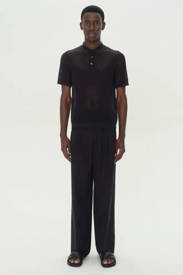 Men Tops and TShirts Jonathan Simkhai Jeremiah Polo