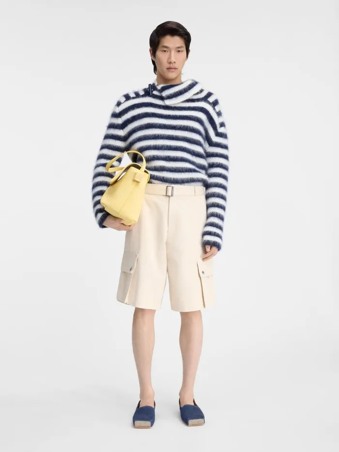 Men Trousers and Shorts JACQUEMUS The Cargo Bermuda Shorts Beige
