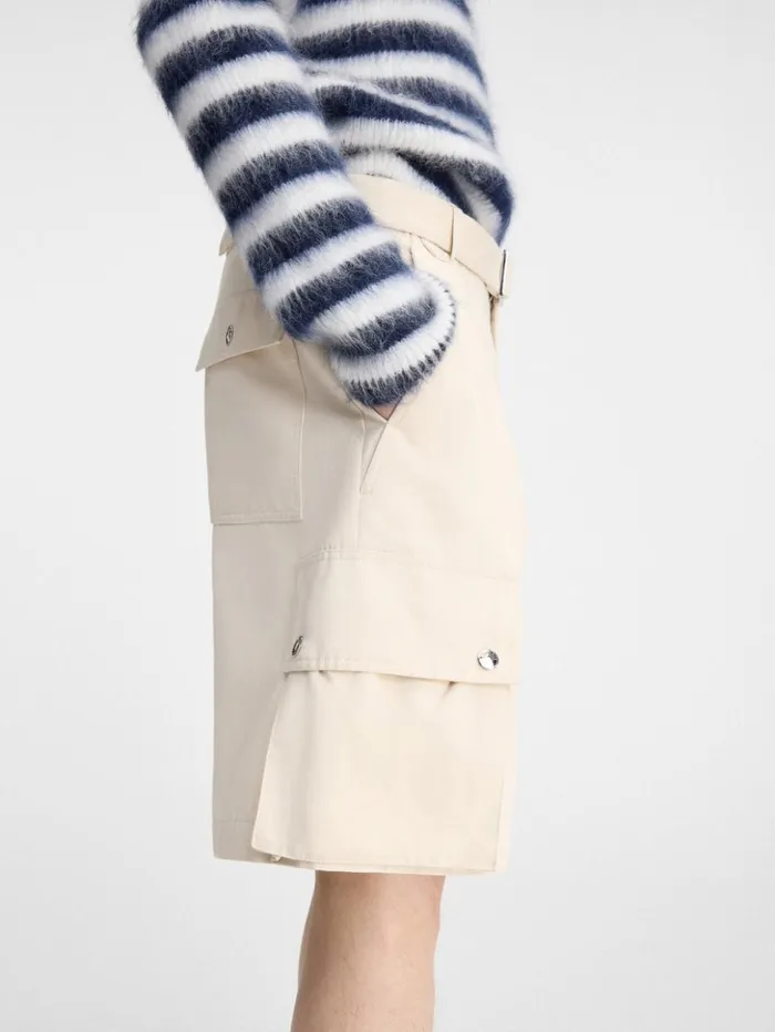 Men Trousers and Shorts JACQUEMUS The Cargo Bermuda Shorts Beige