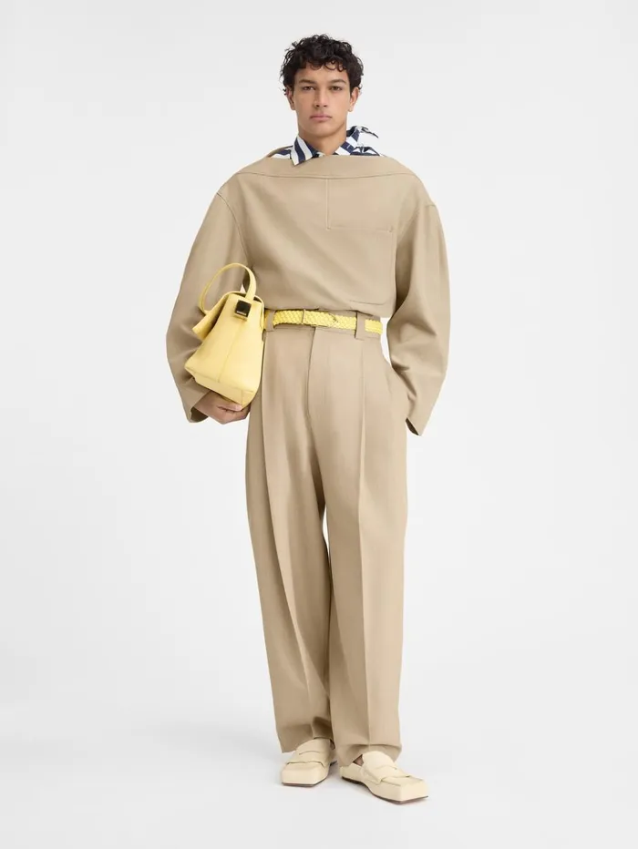 Men Trousers and Shorts JACQUEMUS The Marzio Pants Beige