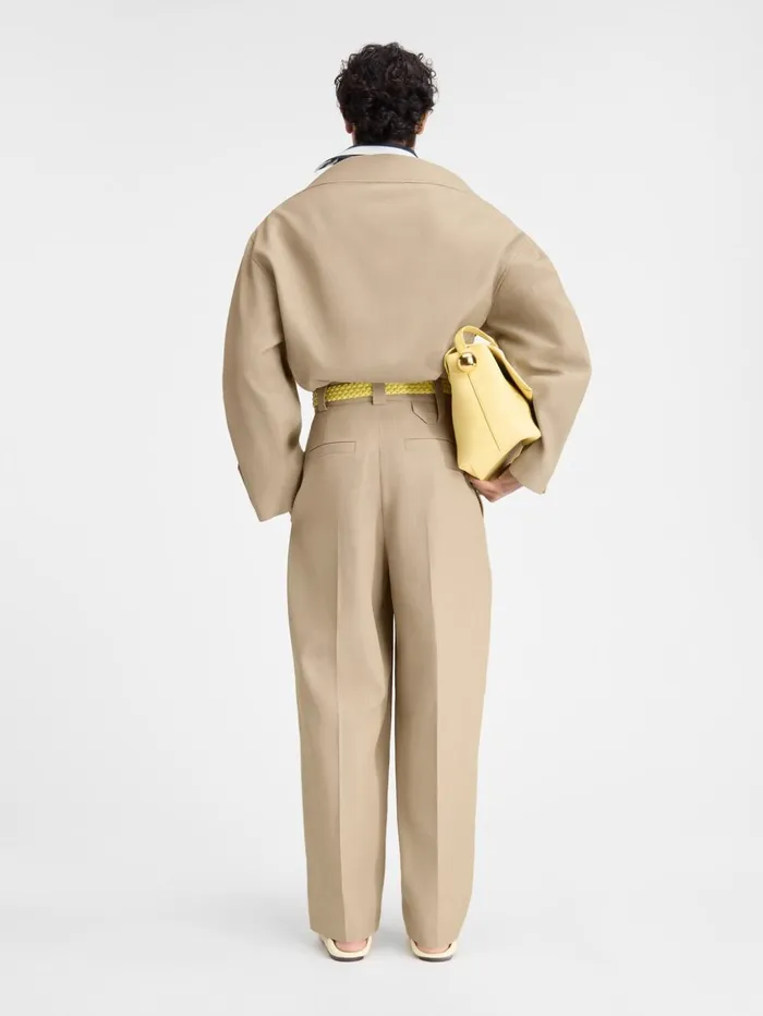 Men Trousers and Shorts JACQUEMUS The Marzio Pants Beige