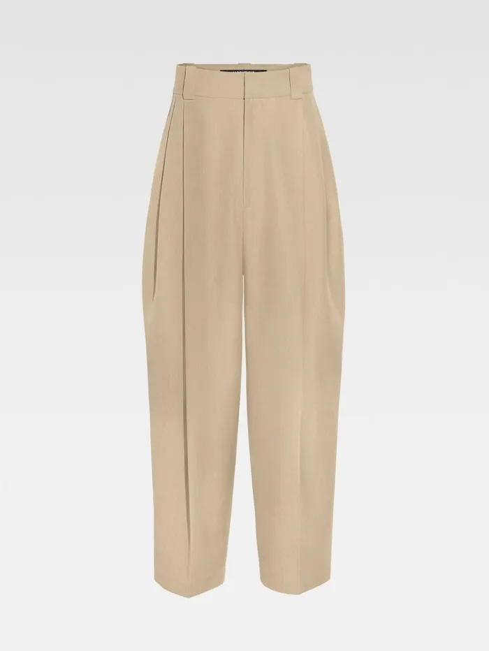 Men Trousers and Shorts JACQUEMUS The Marzio Pants Beige