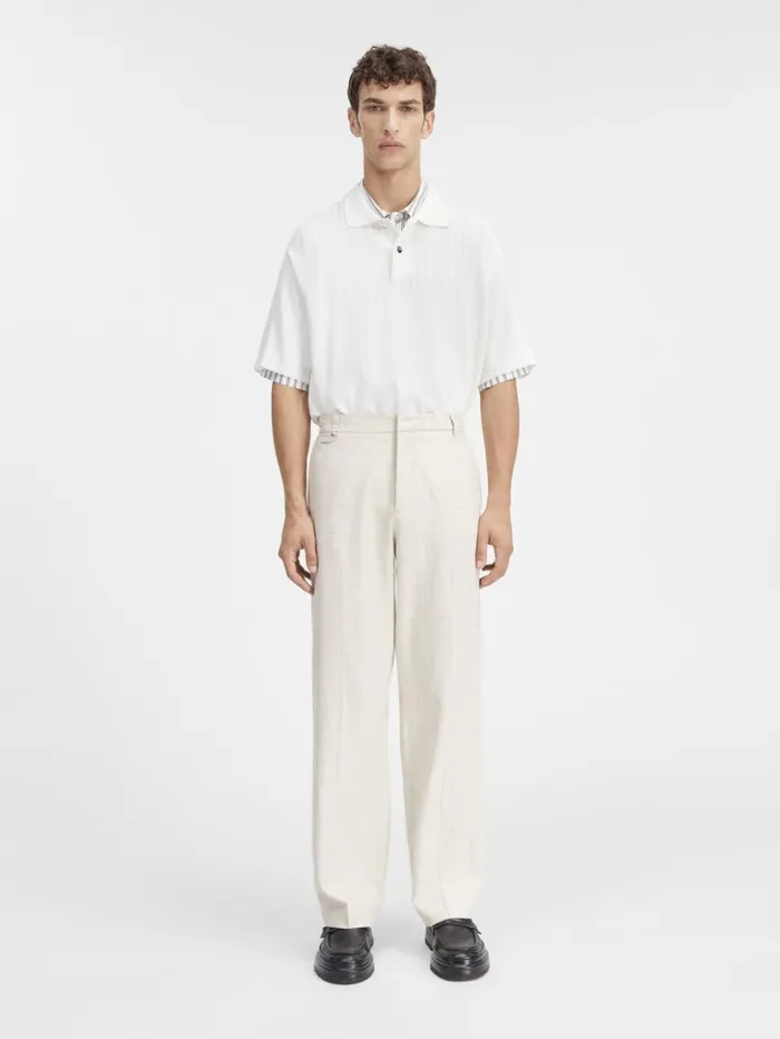 Men Trousers and Shorts JACQUEMUS The Melo Pants Light Beige