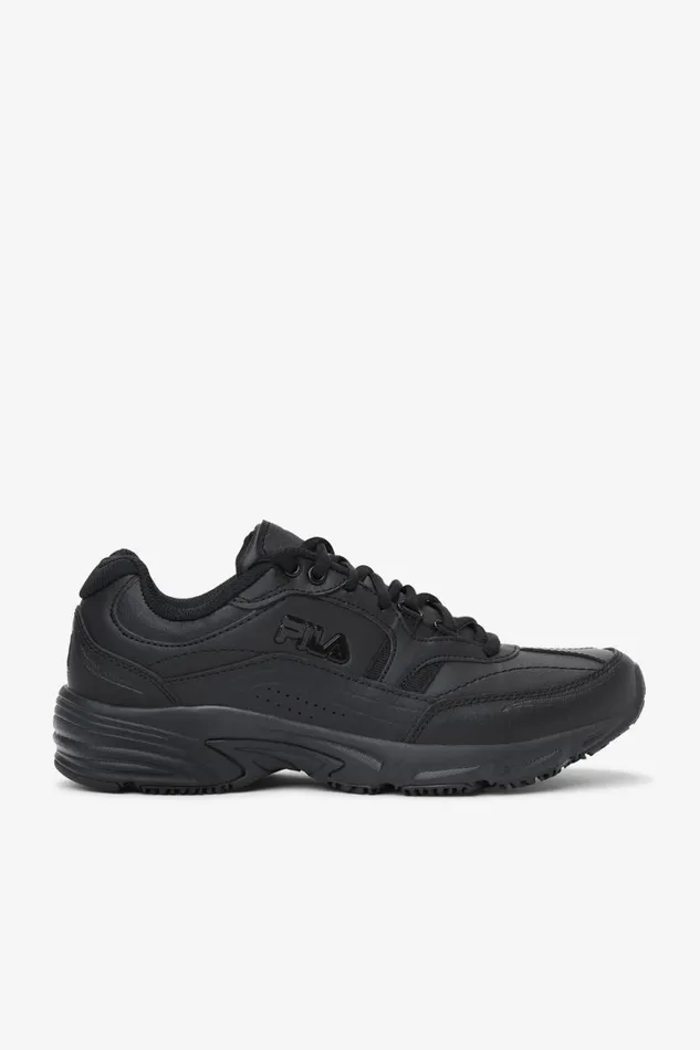 Men Work Shoes Fila Memory Workshift Slip Resistant Shoe