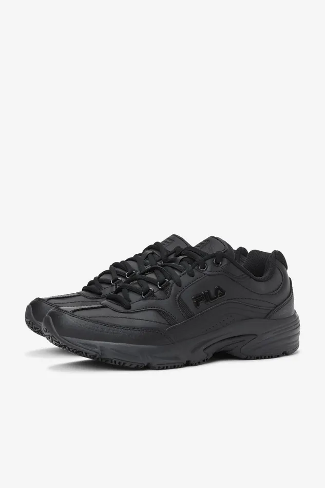 Men Work Shoes Fila Memory Workshift Slip Resistant Shoe