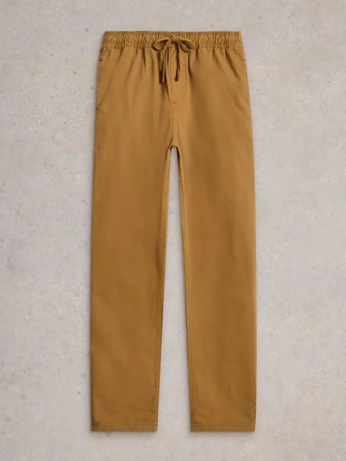 Men Wren Drawstring Trouser Dark Tan White Stuff Trousers Men Wren Drawstring Trouser Dark Tan White Stuff Trousers