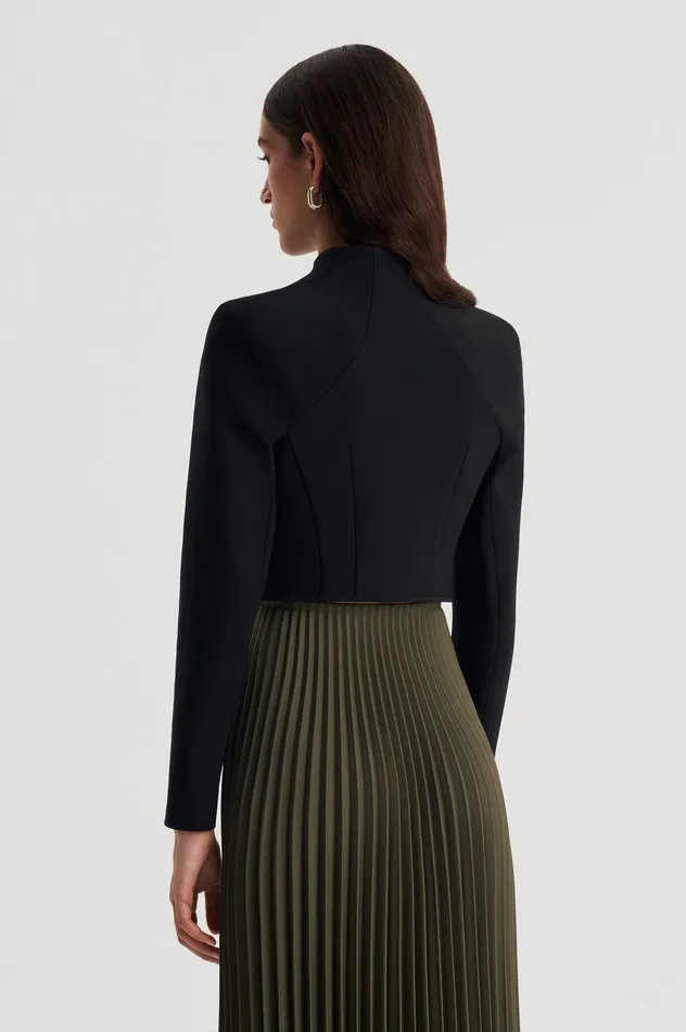 MILANO ZIP JACKET BLACK Women Jackets Scanlan Theodore