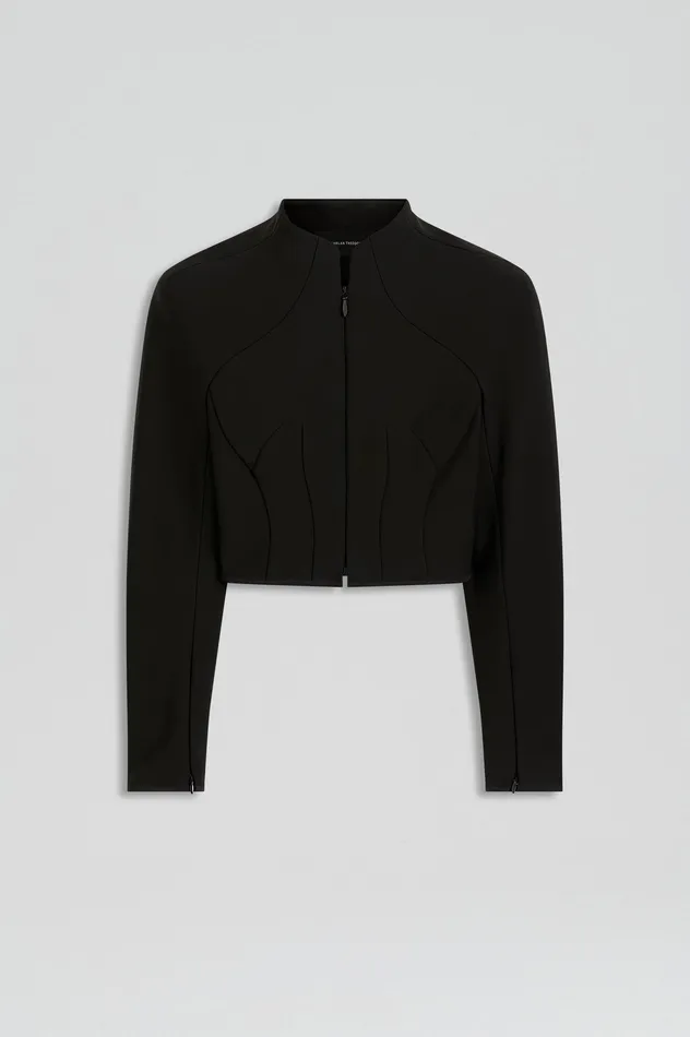 MILANO ZIP JACKET BLACK Women Jackets Scanlan Theodore