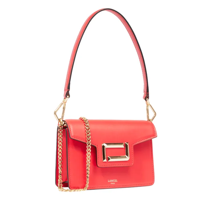 Mini Flap Bag Kiss Red Women Lancel Cross Body Bags
