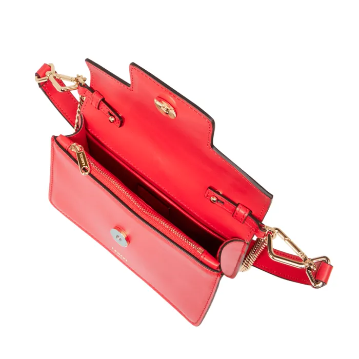 Mini Flap Bag Kiss Red Women Lancel Cross Body Bags