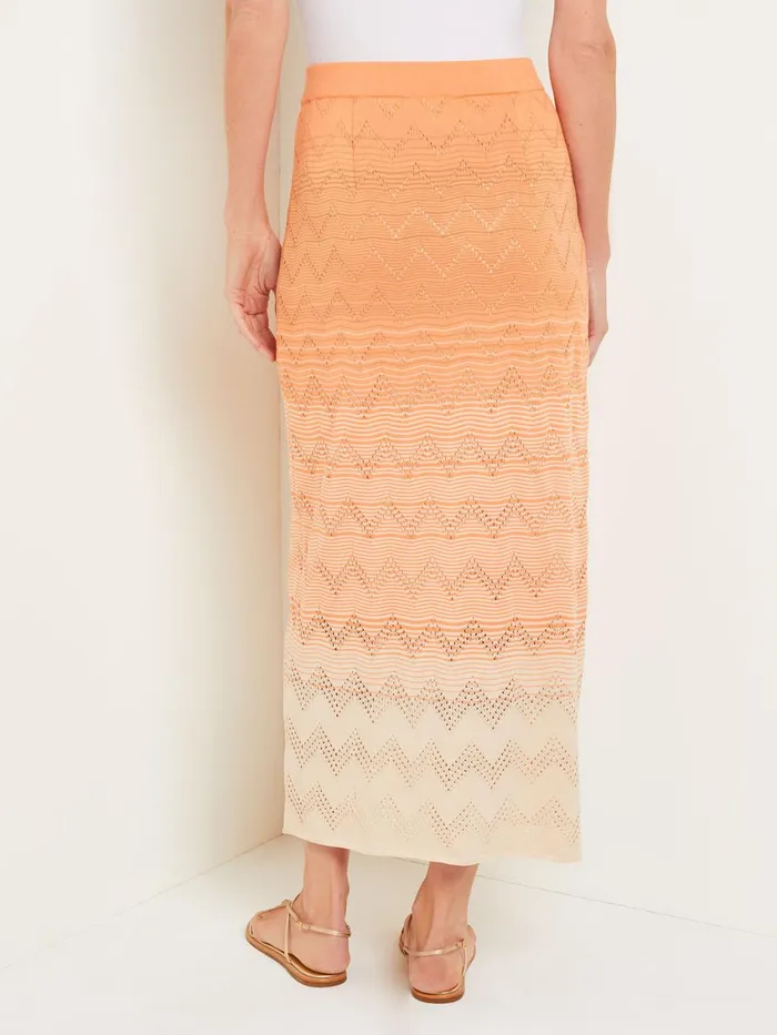 Misook Midi Straight Skirt 8211 Ombre Pointelle Soft Knit Women Skirts Misook Midi Straight Skirt 8211 Ombre Pointelle Soft Knit Women Skirts