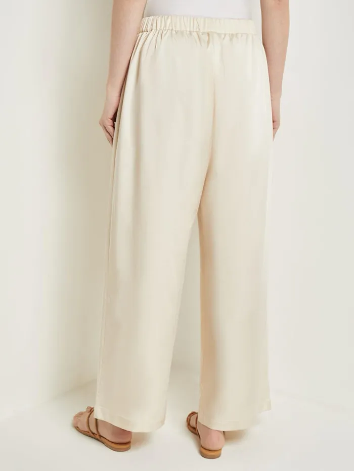 Misook PullOn Woven Wide Leg Pants Women Pants and Shorts