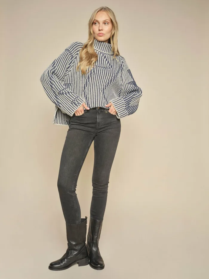 MMVice Ledger Jeans Dark Grey Women Jeans MOS MOSH
