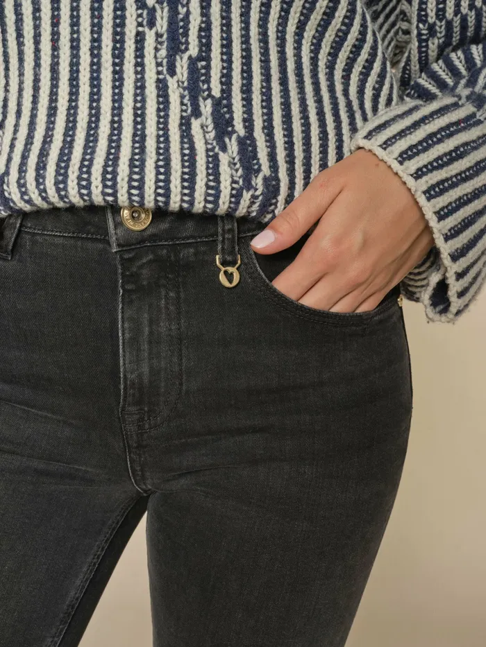 MMVice Ledger Jeans Dark Grey Women Jeans MOS MOSH