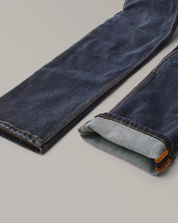 Motorcycle Trousers Men Belstaff Poplar Motorcycle Jeans Washed Indigo