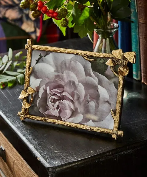 Mystical Mushroom Gold Photo Frame Gold Home Accessories Joebrowns Homeware