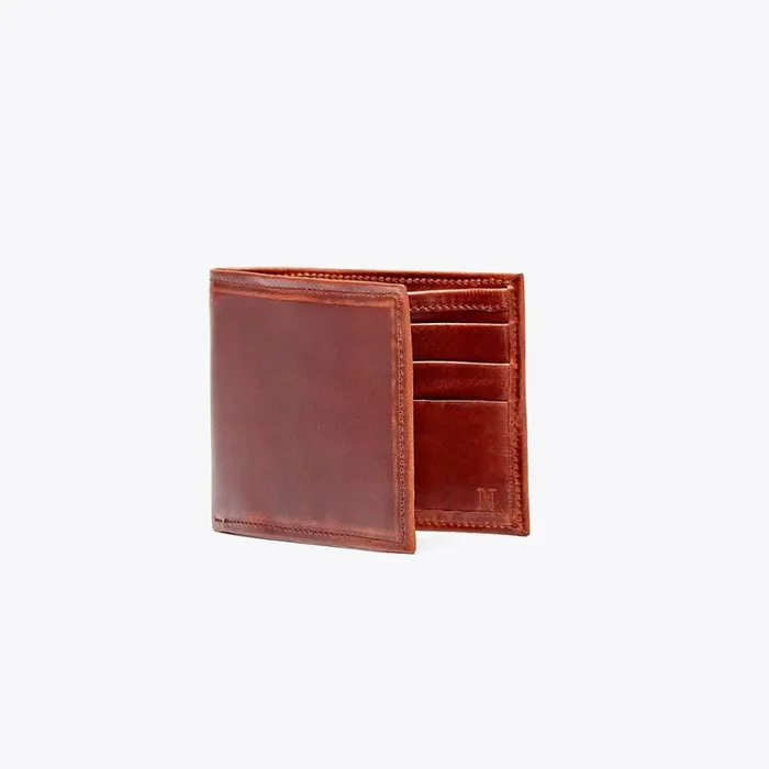 Nisolo Bags and Wallets Men Brewer Wallet Brandy